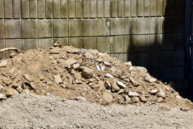 部分解体 塀、フェンス　ひたちなか