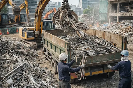 スクラップ金属の処理 茨城　ひたちなか　高萩